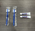 Denture Adhesive & Toothbrush Set - Fixodent Professional, Microseal Formula