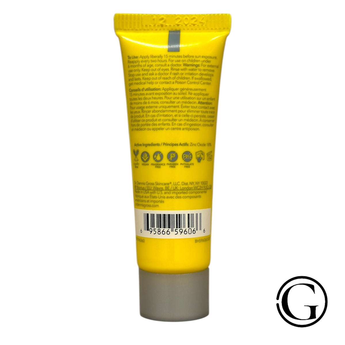 Travel Size Sunscreen SPF 50 Lot of 10 - Mineral Broad Spectrum Protection