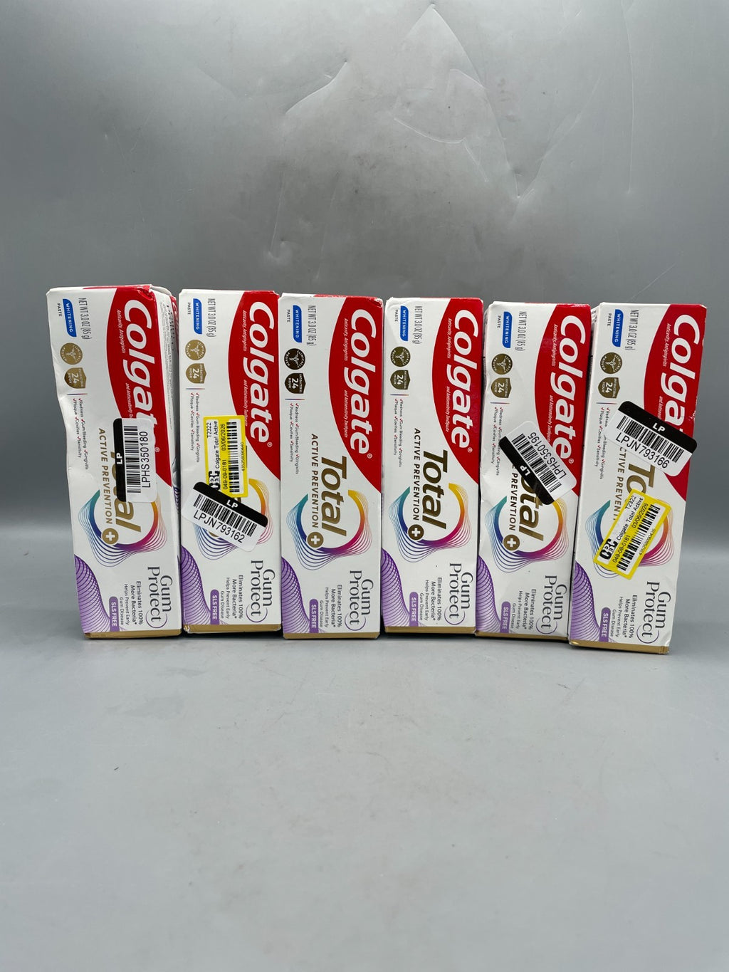 Colgate Total Gum Protect Whitening Toothpaste 3oz - Pack of 6