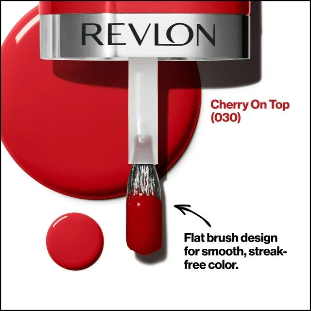 Revlon Ultra HD Snap Nail Polish - Cherry On Top - 1 Coat, Vegan, Quick Dry