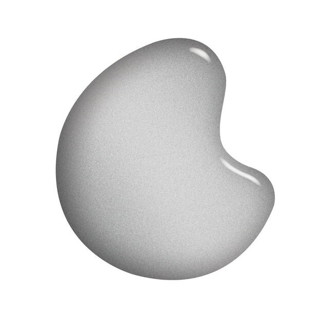 Matte Nail Polish Smokey Silver - Fast Dryer & Long Wear 0.31 oz