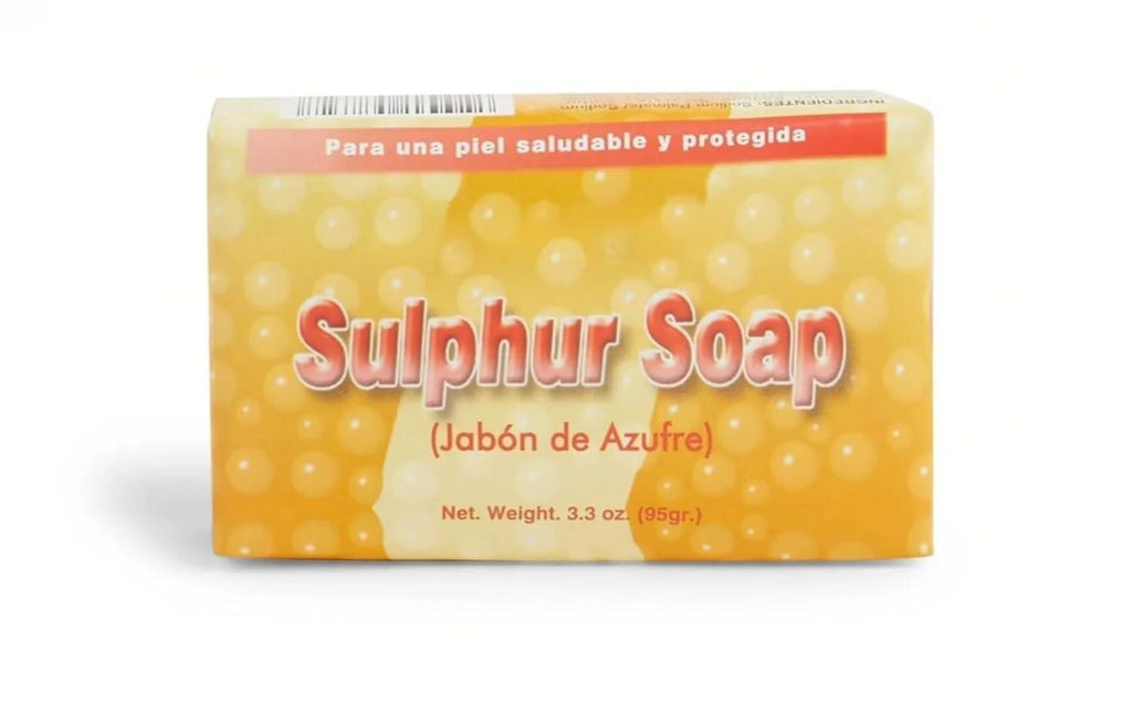 Sulfur Soap Bar for Acne & Skin Detox - 3.3 Oz Pack of 4