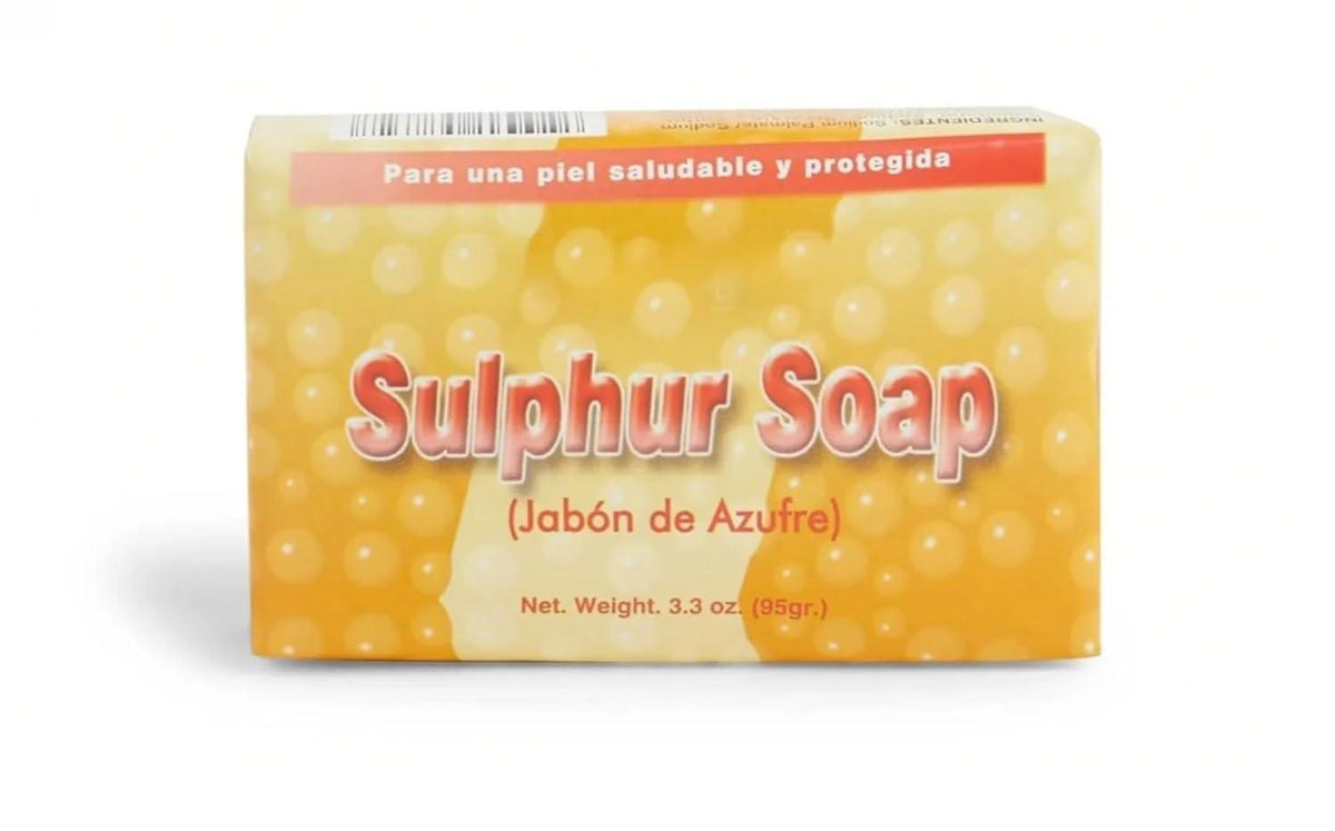 Sulfur Soap Bar for Acne & Skin Detox - 3.3 Oz Pack of 4