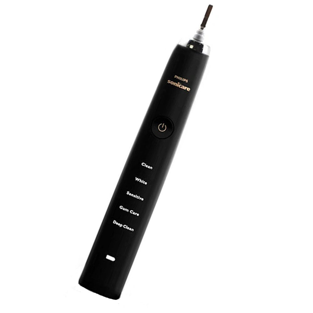 Electric Sonic Toothbrush Handle - Rechargeable, Black, DiamondClean HX939B