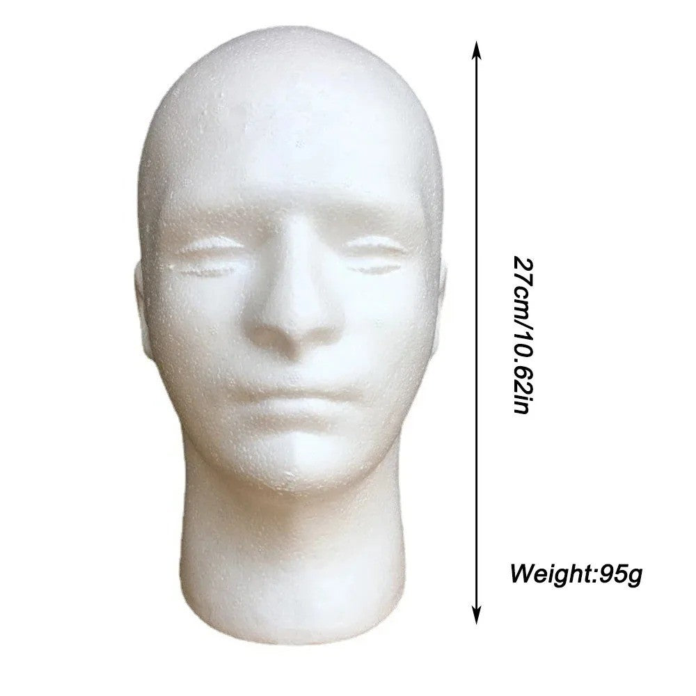 Lightweight Mannequin Head for Wig Display and DIY Painting Stand