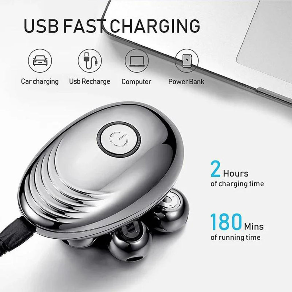 Electric Head Shaver for Bald Men 5-in-1 Cordless Razor Wet & Dry Grooming
