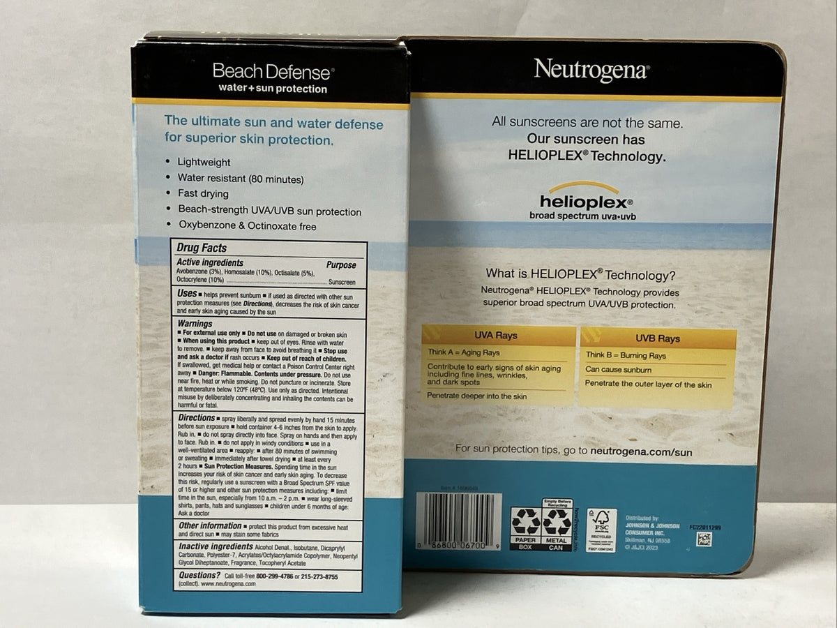 Neutrogena SPF 60+ Water & Sweat Resistant Beach Sunscreen