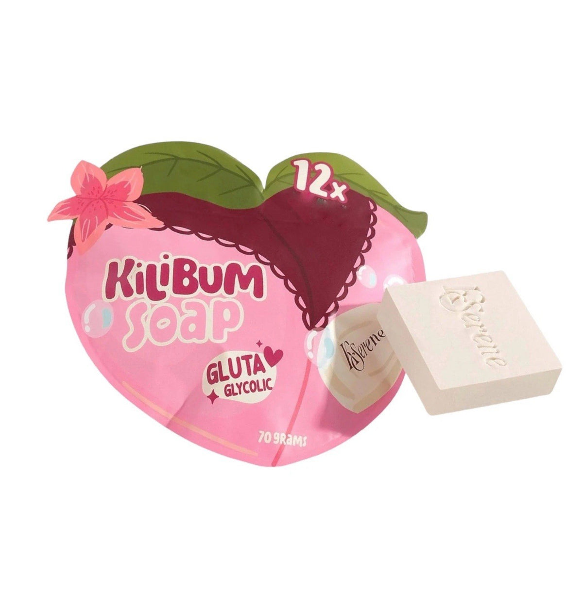 Gluta Glycolic Soap Bars - Brightening Exfoliating Facial & Body Cleanser, 3-Pack