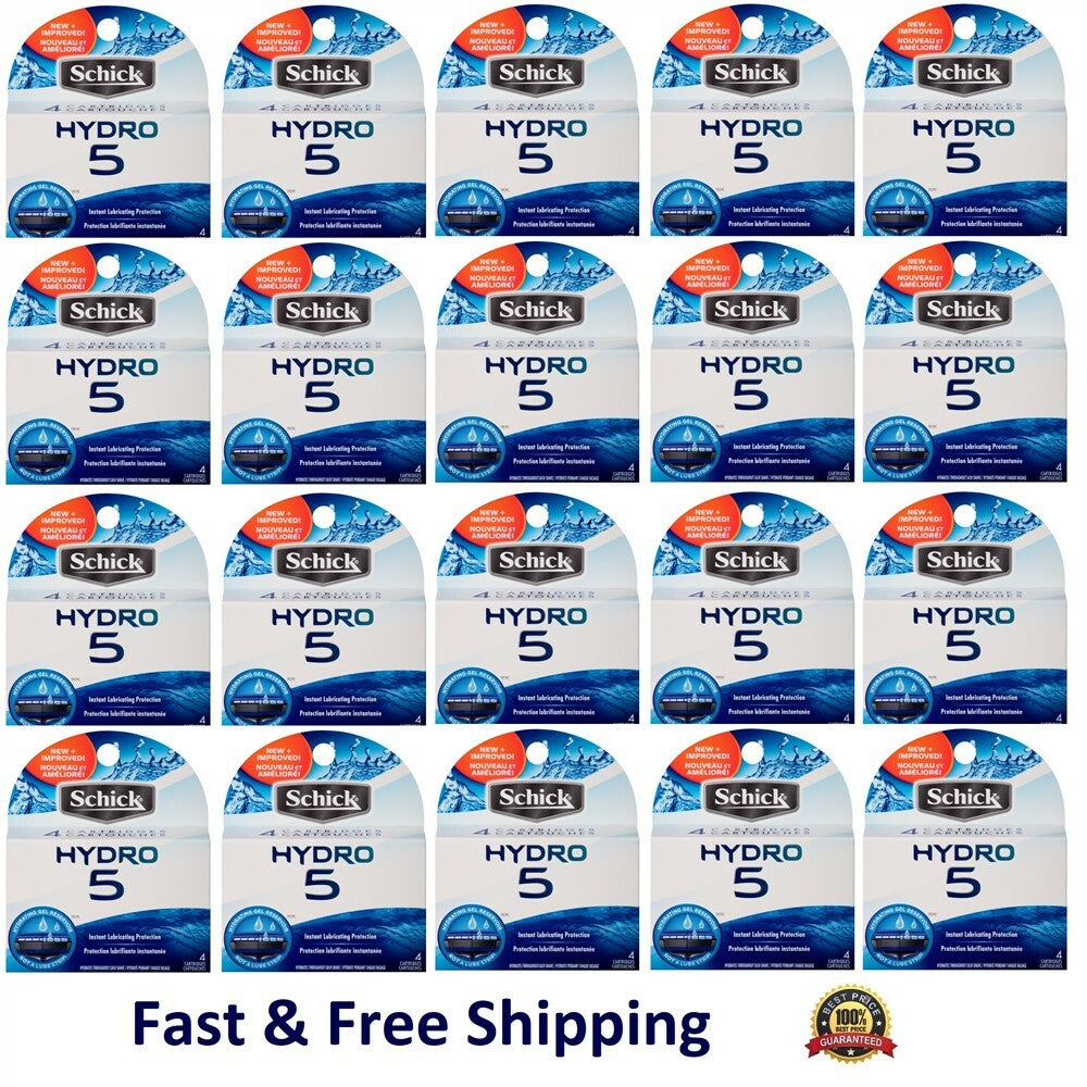 Schick Hydro 5 Razor Blade Refills for Power Razor - Multiple Quantities