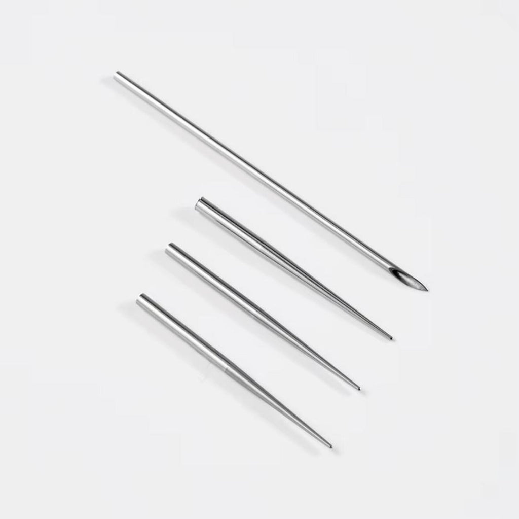 Titanium Internally Threaded Piercing Taper Insertion Pin 14g-18g, 30mm (3pcs)