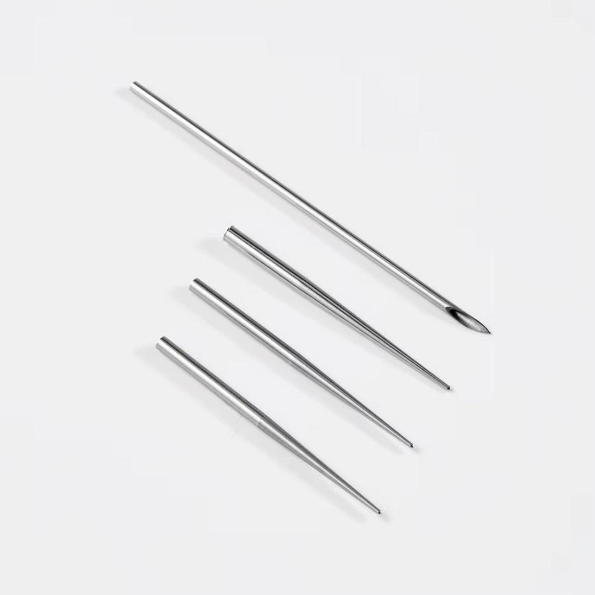 Titanium Internally Threaded Piercing Taper Insertion Pin 14g-18g, 30mm (3pcs)