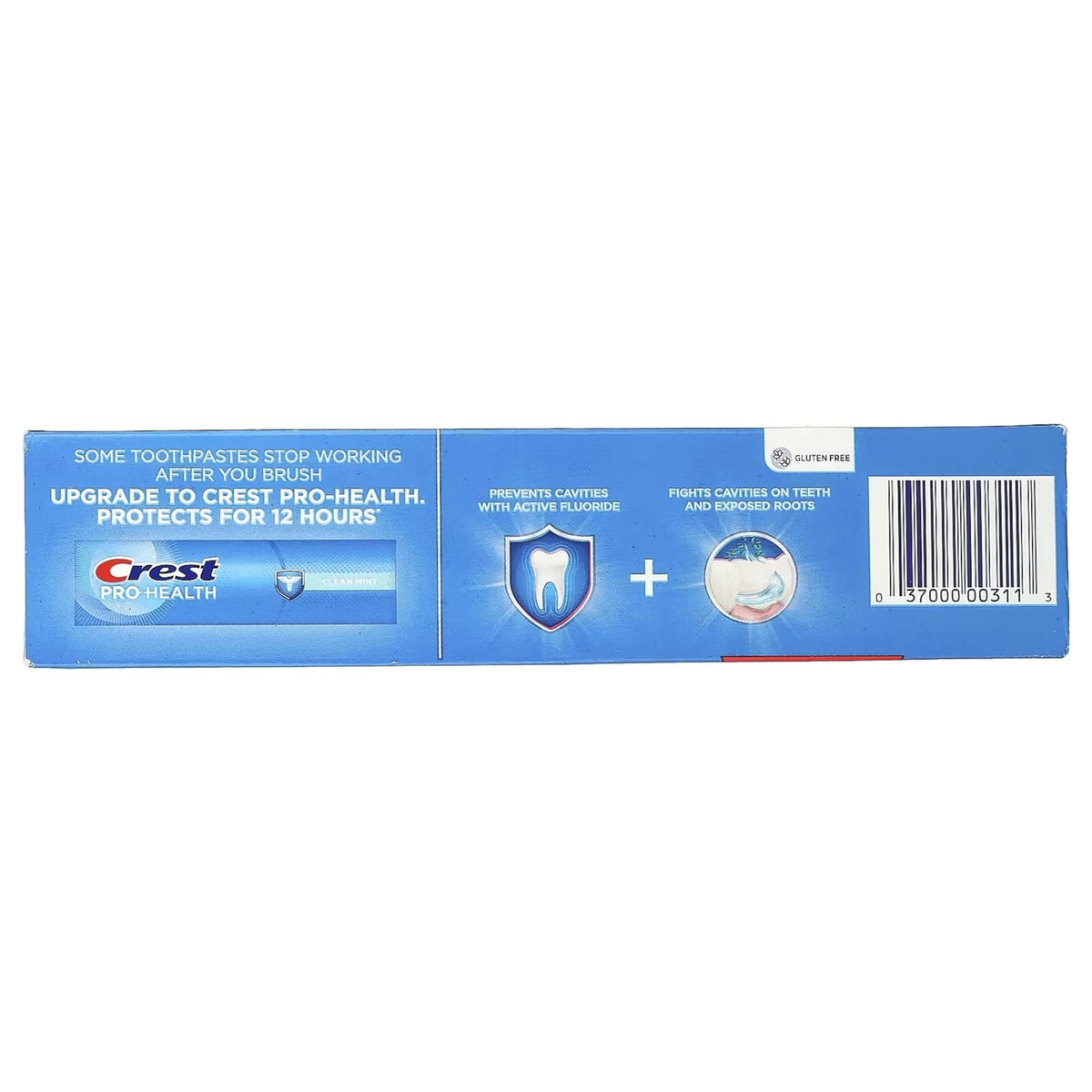 Crest Cool Mint Gel Toothpaste 8.2 Oz Pack of 4 - Enamel Strengthening & Fresh Breath