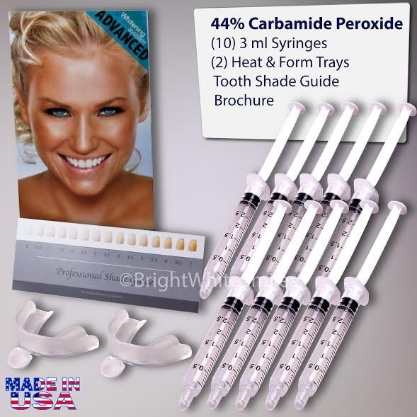 Gel Kit 44% Carbamide Peroxide with Tray - Dentist Grade