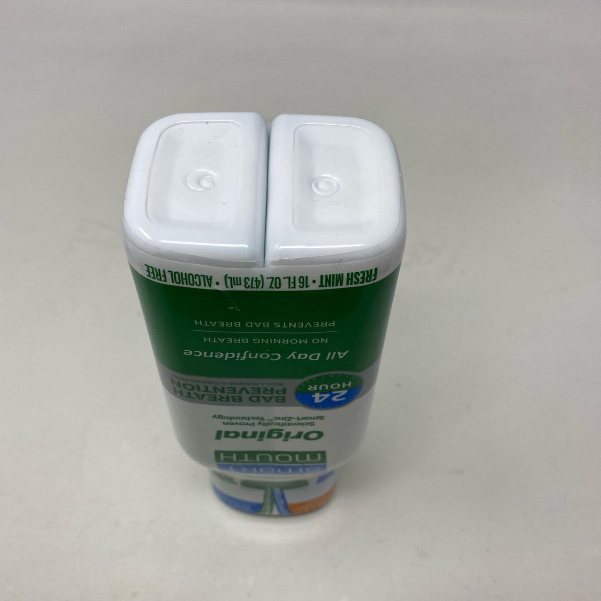 Zinc-Activated Fresh Mint Mouthwash - Alcohol-Free, 16 Fl Oz
