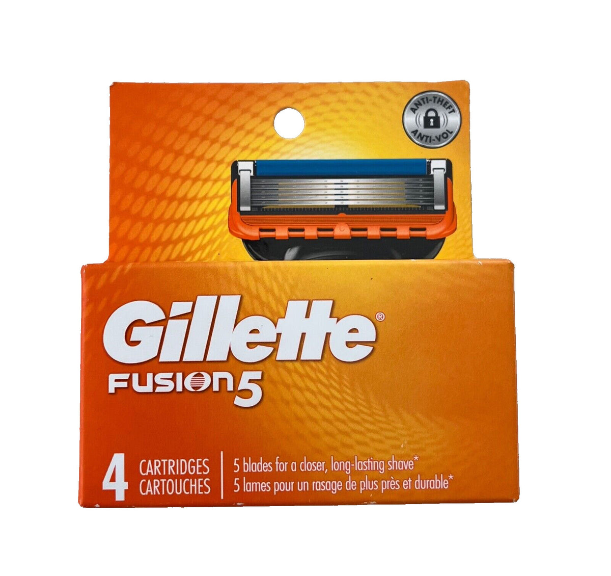 Gillette Fusion 5 Razor Cartridges 8-Pack with Precision Trimmer & Microfins