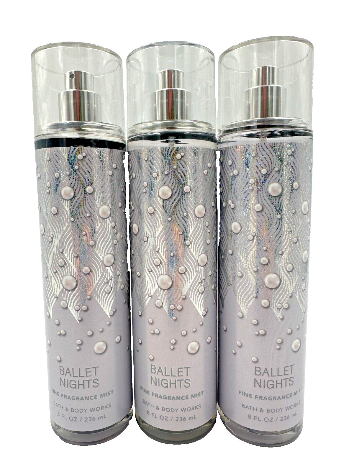 Bath & Body Works Ballet Nights Fragrance Mist Set - 3 x 8 oz Bottles