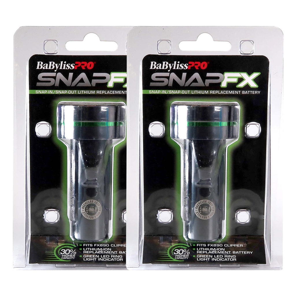 High Capacity Replacement Battery for BaBylissPRO FX890 Clippers – 2 Pack