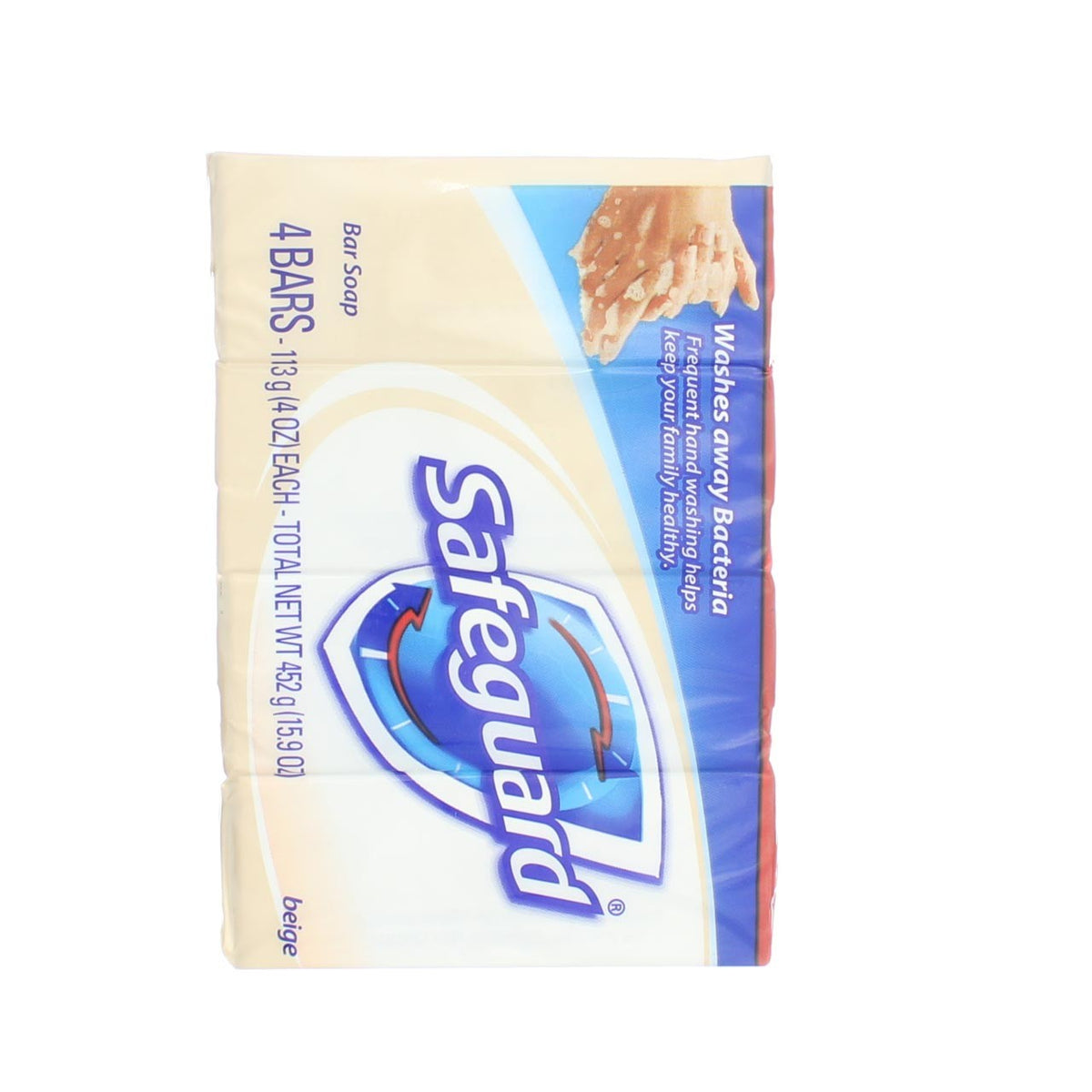 Antibacterial Deodorant Bar Soap - 4 oz, 4 Pack, Family-Size