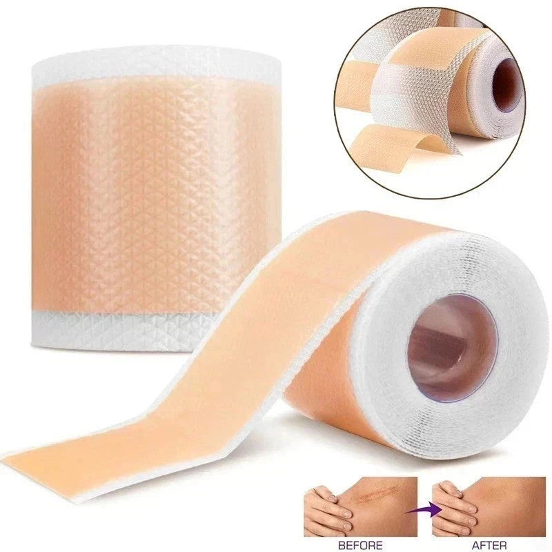 Silicone Scar Tape for Face Wrinkles - Waterproof Reusable Skin Cover