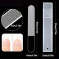 Nano Glass Nail Files Double Sided Manicure Pedicure Tools Set - Washable, 3 Pieces
