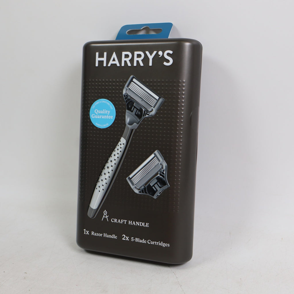 Men's Razor & 10 Blade Cartridges Refill Set - Harry's Craft Handle