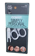 Travel Eyebrow, Bangs & Bikini Line Trimming Scissors - 4 Inch Personal Grooming Tool