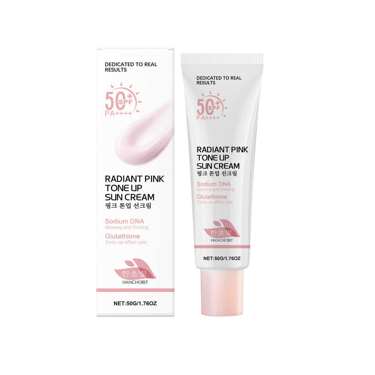 SPF 50 Face & Body Sunscreen with Brightening Niacinamide & Glutathione - Pack of 1/2/4