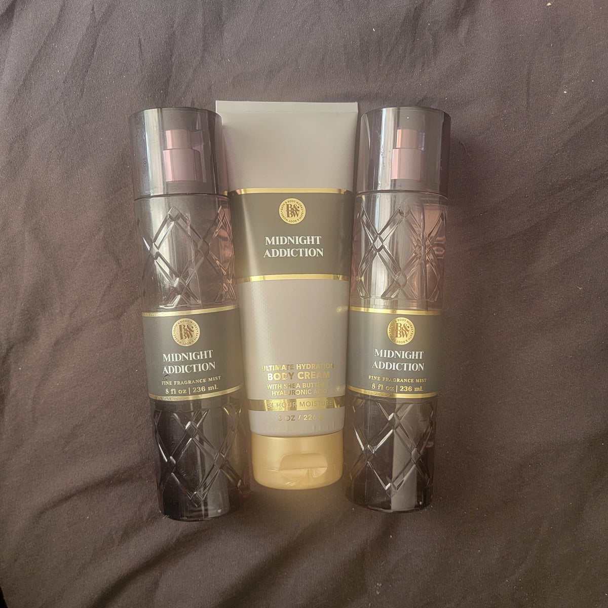 Bath & Body Works Midnight Addiction 3-Piece Body Care Set