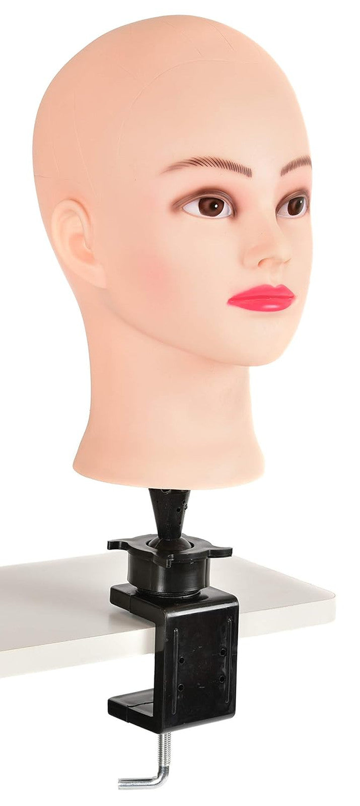 Mannequin Head Clamp Stand for Hairdressing & Styling Practice