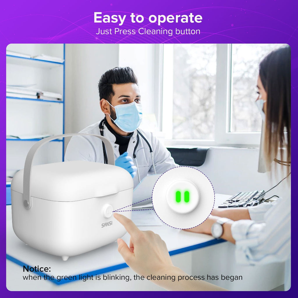 UV Light Sanitizer Box 15W UVC Disinfection Device for Baby and Family