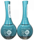 2X Maybelline Fast Gel Nail Lacquer - Tropic Aqua 300 - Long-Lasting Nail Polish