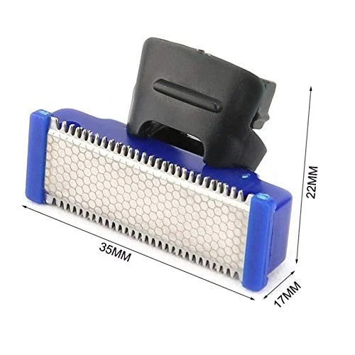 Replacement Heads for Microtouch Solo Electric Shaver Trimmer - Pack of 6