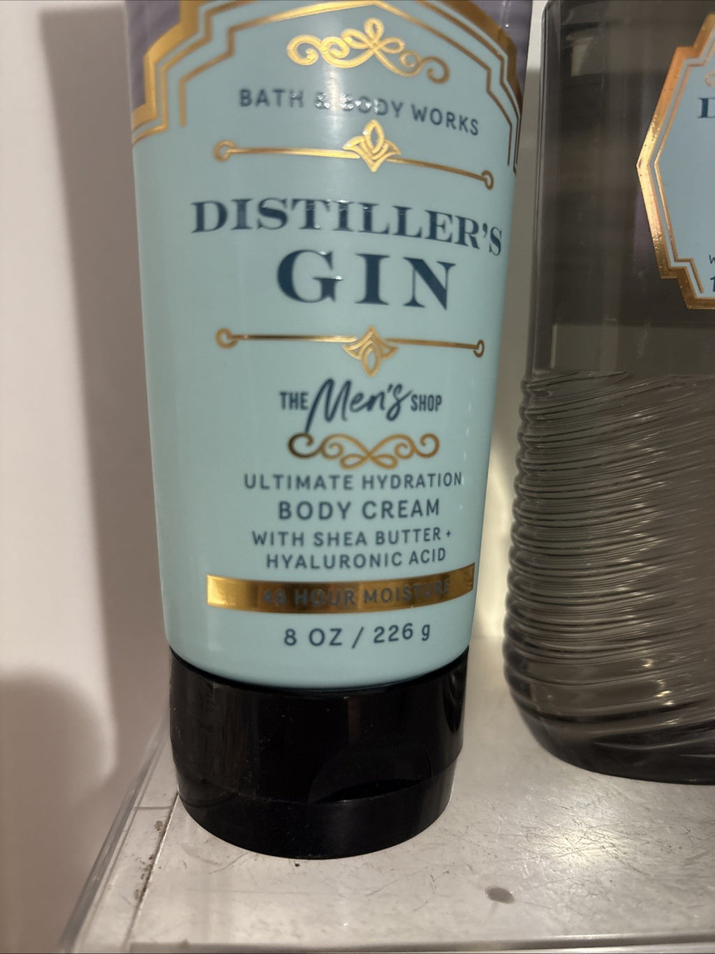 Men's Body Wash & Body Cream Set - Distiller's Gin Scent, 8oz & 10oz