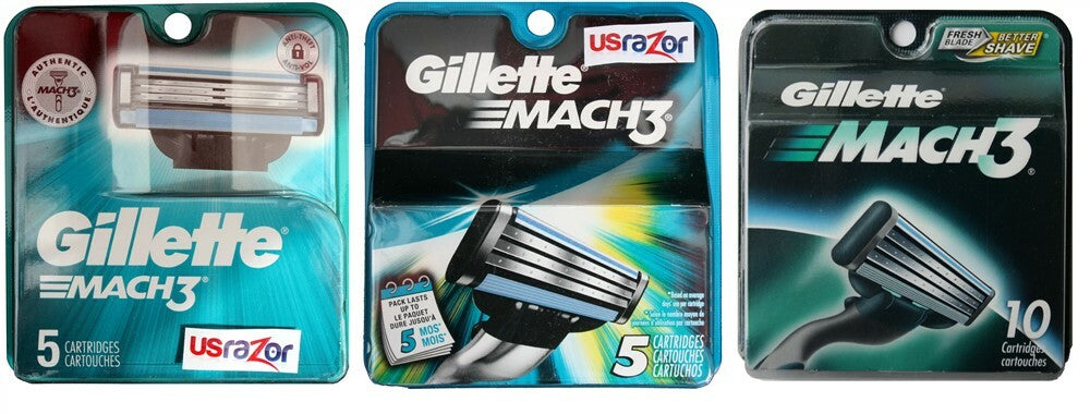20 Gillette Mach 3 Razor Blade Refills Sealed Authentic Shaver Cartridges