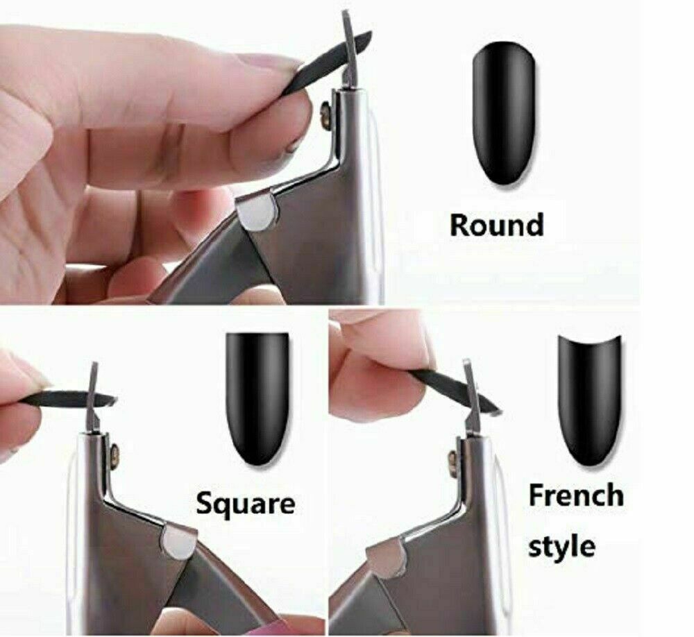 Manicure Nail Tip Cutter Acrylic False Nail Clipper for Nail Art - Multiple Colors