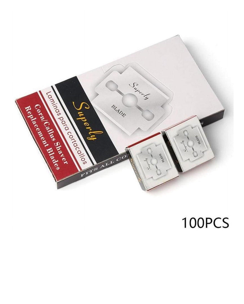 100 PCS Corn Callus Remover Shaver Blades - Hard Skin Cutter Replacement