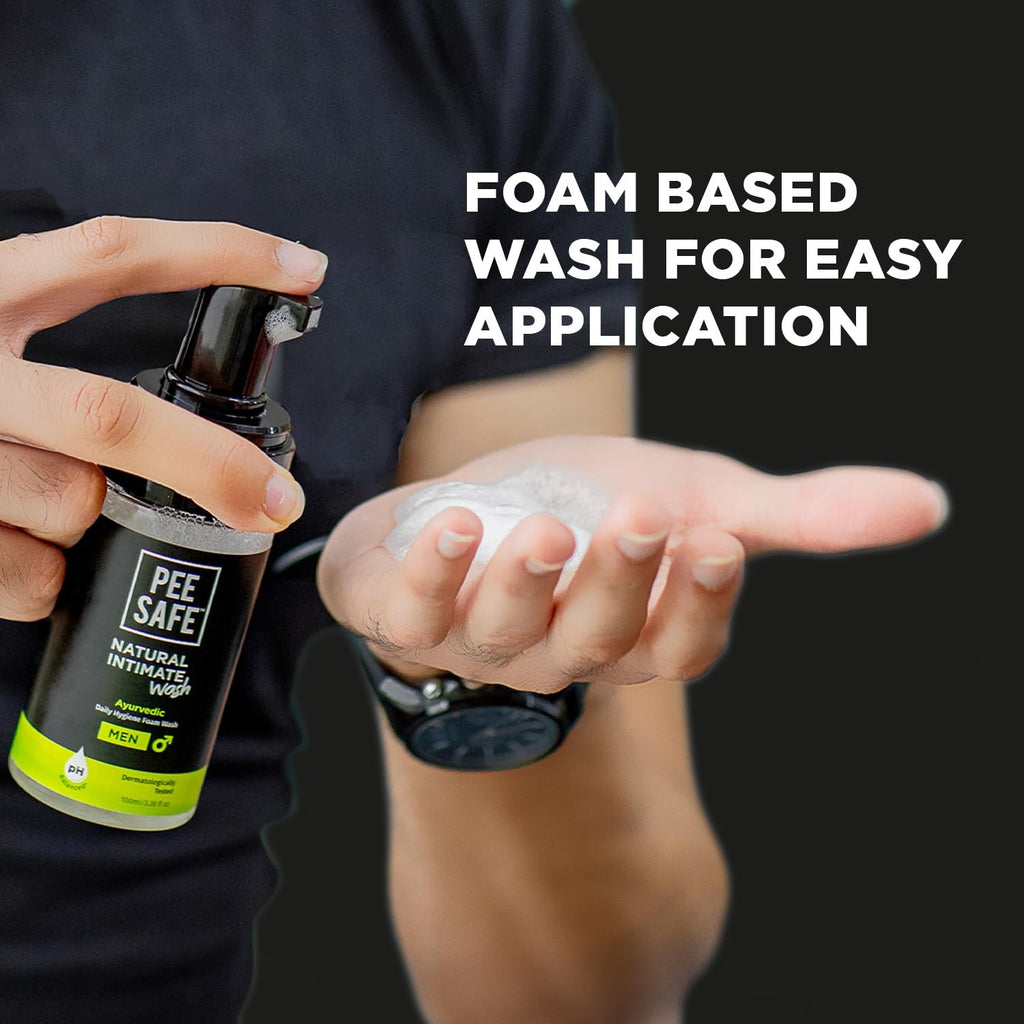 Men's Intimate Hygiene Gel with pH Balance and Natural Extracts