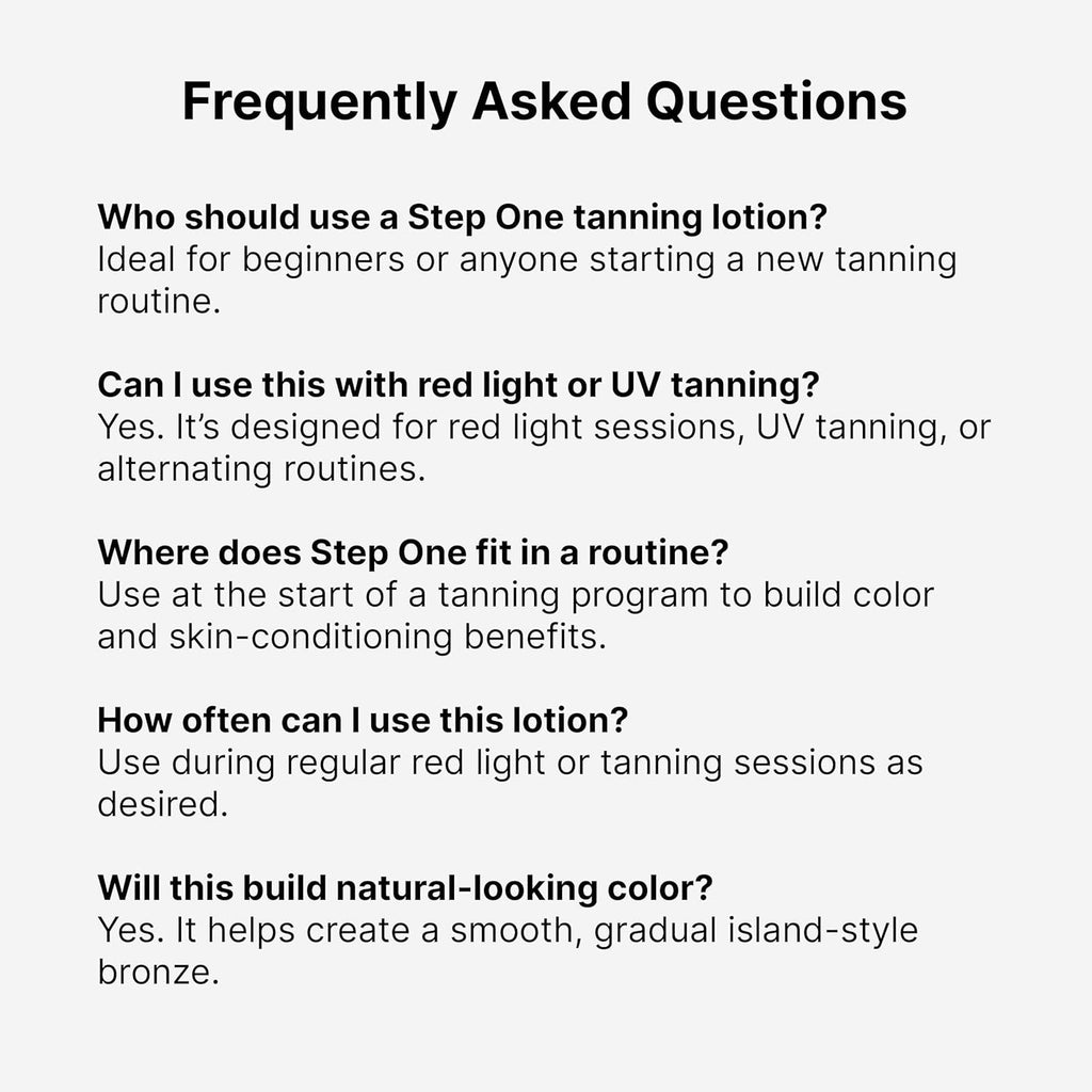 Dark Tanning Lotion with Red Light & Hydration - 13.5oz