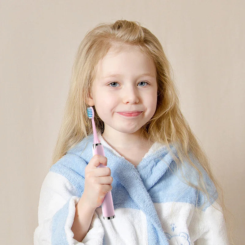 Electric Toothbrush with 5 Cleaning Modes, USB Rechargeable, Waterproof