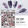 3D Nail Stickers for Nail Art - Princess Crown Pattern, Adhesive Transfer Decals for DIY Nails