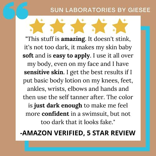 Self Tanning Lotion Medium Tan - 4oz Overnight Sunless Tanner for Natural Glow