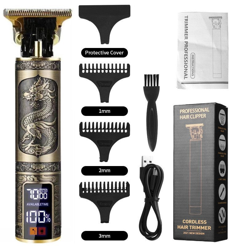 Cordless Hair Clippers & Beard Trimmer for Men, Professional Electric Grooming Set