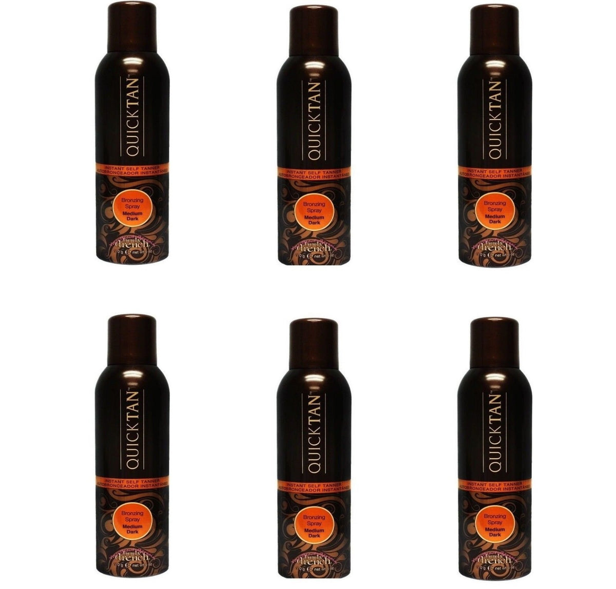 Body Drench Sunless Tanning Mist Medium Dark Pack of 6 - 6oz Each
