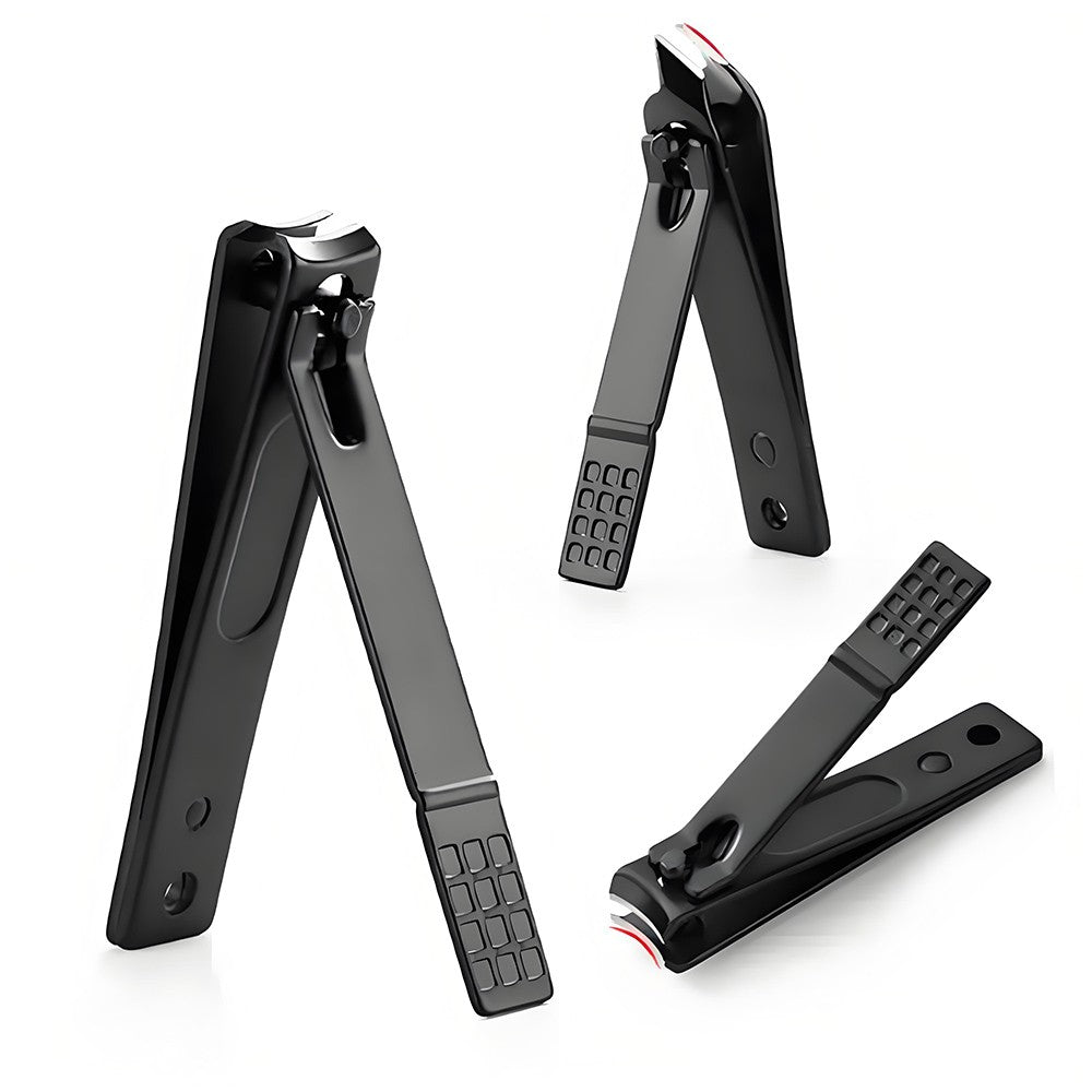 3 Pack Ultra Sharp Carbon Steel Nail Clippers for Men & Women Curved Edge