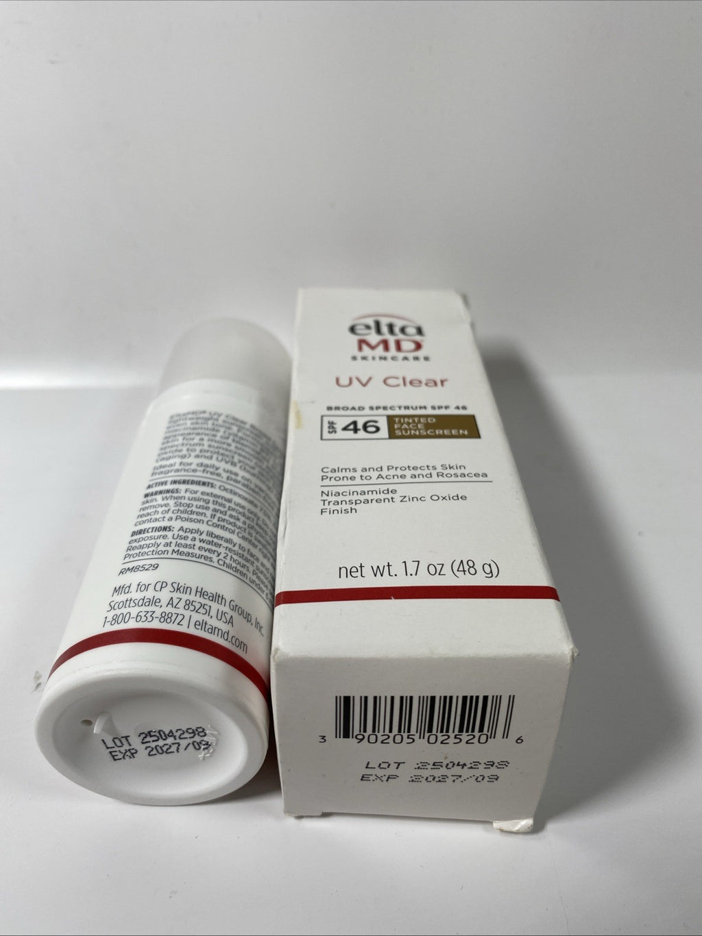 Broad Spectrum SPF 46 Tinted Facial Sunscreen - Elta MD UV Clear 1.7 Oz