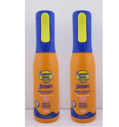SPF 50 Sunscreen Spray Mist 5.5oz 2 Pack - Water-Resistant Sun Protection