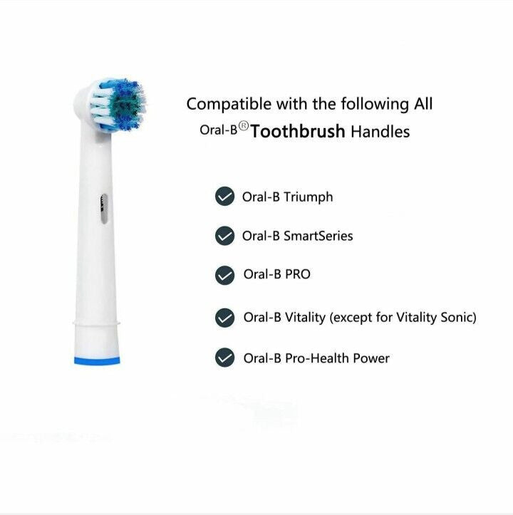 20PCS Electric Toothbrush Replacement Heads Compatible with Oral-B Models