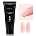 Poly Gel Nail Extension Kit 60g Clear Pink Builder Gel for Manicure