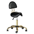Heavy Duty Salon Rolling Stool with 400 Lb Capacity - Adjustable & Swivel