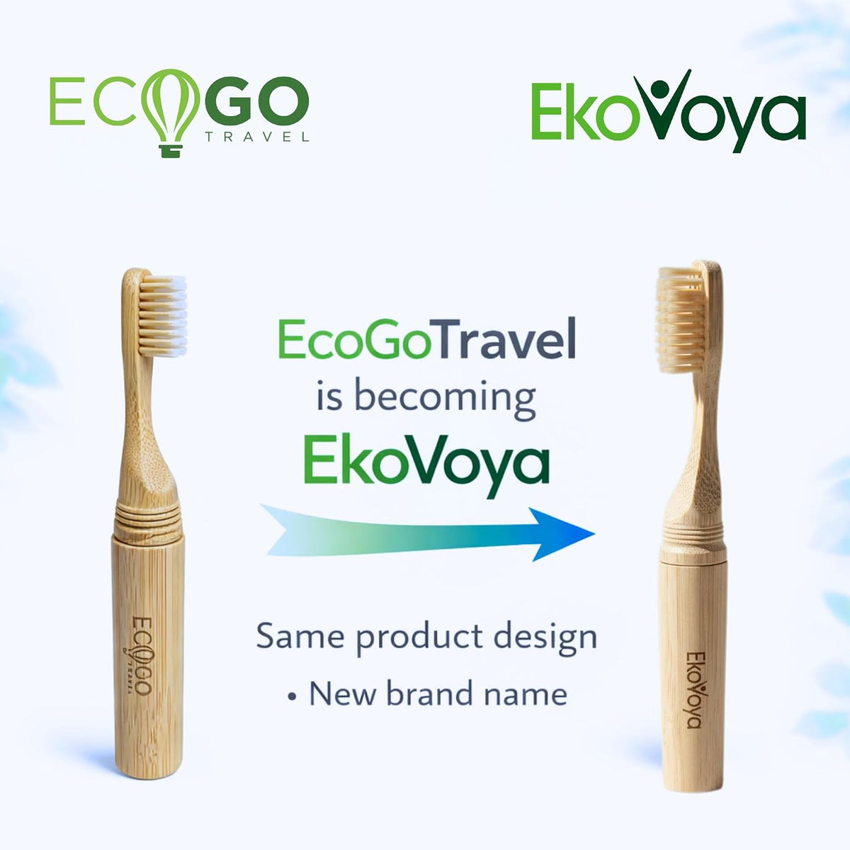 Bamboo Screwable Travel Toothbrush with Case - Soft BPA-Free Bristles
